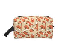 Ice and Fire Dragons Sac de toilette de voyage résistant à l'eau Grande capacité de rangement portable pour salle de sport/essentiels quotidiens, De nombreux renards, Taille unique