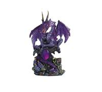 ICE ARMOR Figurine de Dragon Violet avec Pierre précieuse 15,2 cm de Hauteur