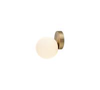 ICE BALL ANCIENNE LAITON/BLANC APPLIQUE MURALE APPLIQUE NT 8126