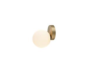 ICE BALL ANCIENNE LAITON/BLANC APPLIQUE MURALE APPLIQUE NT 8126