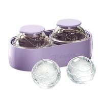 Ice Ball Maker Mold - 5.35x2.24x2.87 Inches Freezer Ice Ball Maker Mould | Silicone Freezer Mould | Whiskey IceS Mold | Ices Molds For Home Bar Kitchen Outdoor Camping Picnic Party Family Gatherings