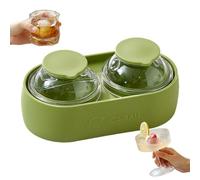 Ice Ball Maker Mold - Planet Shaped Food-grade Silicone Mould With Lids | Ball Ice Cubes Mold | For Juice Beverage Cocktails Whiskey Coffee Kitchen Parties Drinking Food Bar Chocolate