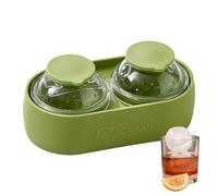 Ice Ball Maker, Planet Shape Mold, 2.7x2.7in Silicone Tray with Lid Feature, Beverage Cube Accessory, Cocktail Whiskey Tool with Stylish Design, Kitchen Supply for Bar and Party