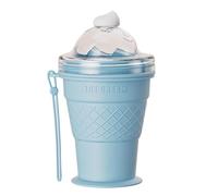 Ice Ball Maker, Round Ice Maker, Foldable Sphere Leakproof Cup for Slow Melting Beverage Cooling, Leakproof Function for Whiskey Cocktails, Coffee, Kitchen Bar Party Application, Food Grade Silicone