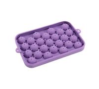 Ice Ball Mold - 25-Cavity Flexible Stackable With Removable Lid