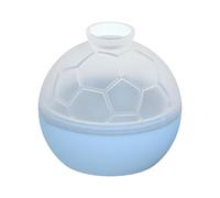 Ice Ball Mold | Silicone Football Shape Food Grade Novelty Container - Soccer Ball Ice Mold - For Refrigerators Indoor Inside Dining Family Drinks Whiskeys Cocktails