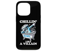 Ice Bath Chillin' Like A Villain Cold Plunge Cold Exposure Coque pour iPhone 13 Pro