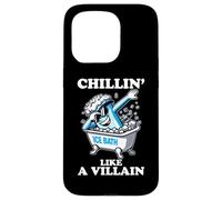 Ice Bath Chillin' Like A Villain Cold Plunge Cold Exposure Coque pour iPhone 15 Pro