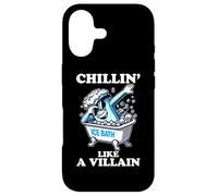 Ice Bath Chillin' Like A Villain Cold Plunge Cold Exposure Coque pour iPhone 17