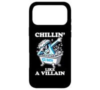 Ice Bath Chillin' Like A Villain Cold Plunge Cold Exposure Coque pour iPhone 17 Pro Max