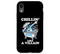 Ice Bath Chillin' Like A Villain Cold Plunge Cold Exposure Coque pour iPhone XR
