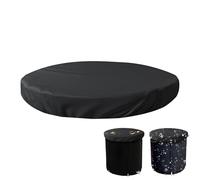 Ice Bath Cover, Thermal Adjustable Ice Bath Cover, Oxford Cloth Ice Plunge Tub Cover, Cold Iron Foil Insulation Cover, Ice Plunge Tub Insulation, Adjustable Elastic Ring Cover, Outdoor Ice Bath Cover