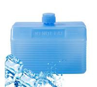 Ice Block, Freezer Pack, 2.76x1.18x2.76 Or 3.94x2.36x2.36 inches Reusable Cooling Brick, Long Lasting Ice Substitute for Lunch Box Breastfeeding Hospital Travel Picnic Road Trip Beach Fishing RV Use