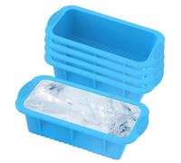Ice Block Mold 5 Pieces Large Freezer Make Construction With Sor Containers