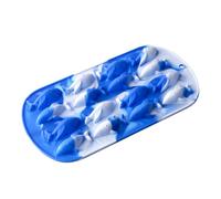 Ice Block Mold, Ice Maker, Fun Design Easy Release Reusable Mold Food Grade Freezer Safe Dishwasher Friendly, Silicone Mould for Home Kitchen Fridge Cocktail Drinks Wine Camping 10.24x5.31x0.59inches
