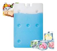 Ice Block Pack - Portable Fan Ice Cooling Block for Indoor Outdoor Use | Leakproof Insulated Shell with Long Last Chill Retention, Reusable Freezer Cooling, Compact Pad for Home Office Camping