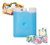 Ice Block Pack - Portable Fan Ice Cooling Block for Indoor Outdoor Use | Leakproof Insulated Shell with Long Last Chill Retention, Reusable Freezer Cooling, Compact Pad for Home Office Camping