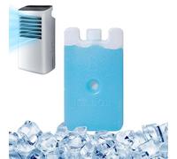 Ice Block Pack - Portable Fan Ice Cooling Block for Indoor Outdoor Use | Leakproof Insulated Shell with Long Last Chill Retention, Reusable Freezer Cooling, Compact Pad for Home Office Camping