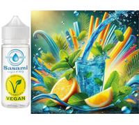 Ice Blue Citrus Storm - menthe, citron Curaçao arôme concentré - Vegan - Sasami - 100 ml