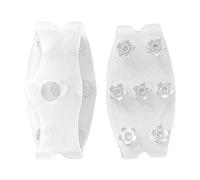 Ice Cleat - Silicone, 4.13x2.16in Invisible Cleat Anti--Slip Traction | Universal Fit Snow And Ice Traction Spikes For Winter Footwear, Shoe Crampons For Hiking, Walking, Climbing, Running, Fishing