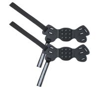 Ice Cleats - Anti-Slip Snow Grippers with 9 Heavy-Duty Steel Studs, Walk Traction Cleats for Winter Hiking, Running & Ice Fishing, TPE Crampons for Boots & Shoes, Size 41-44 | 1 Pair