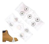 Ice Cleats Crampons pour bottes de montagne pour femme | Crampons d'alpinisme, crampons de traction pour marche, 5 pics, crampons de traction pour la marche pour adultes, bottes antidérapantes pour