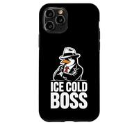 Ice Cold Boss Pingouin Mafia Humour drôle Coque pour iPhone 11 Pro