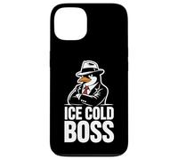 Ice Cold Boss Pingouin Mafia Humour drôle Coque pour iPhone 13