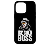 Ice Cold Boss Pingouin Mafia Humour drôle Coque pour iPhone 14 Pro Max