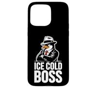 Ice Cold Boss Pingouin Mafia Humour drôle Coque pour iPhone 15 Pro Max