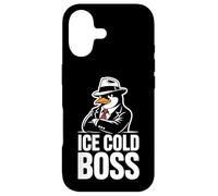 Ice Cold Boss Pingouin Mafia Humour drôle Coque pour iPhone 17