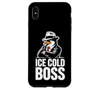 Ice Cold Boss Pingouin Mafia Humour drôle Coque pour iPhone XS Max