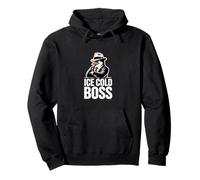 Ice Cold Boss Pingouin Mafia Humour drôle Sweat à Capuche