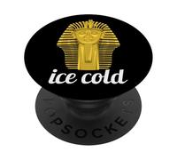 Ice Cold Gold Sphinx égyptien pour Amoureux de l'archéologie PopSockets PopGrip Adhésif