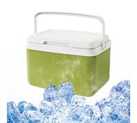 Ice Cooler, Portable Chiller, Leakproof Ice Retention Box, Compact Lightweight Carrier, Cooling Container for Hiking, Walking, Climbing, Travel, Tailgating, Camping, Beach, Outdoor Use