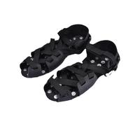 Ice Crampons Tools Couvre-chaussures aérateur de pelouse avec 34 pointes pour la traction hivernale et les activités de plein air