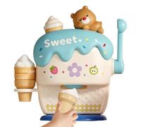 Ice Cream Bath Toy, Interactive Educational Realistic, Ice Cream Bath Bubble Machine, Home Daily Travel Daycare Preschool Nursery Birthday Holiday Party Baths Time Fun Learning Water Play Toy Use Kids