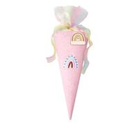 Ice Cream Cone Gift Bag - School Goodie Pouch | Candy Snack Bag Pink
