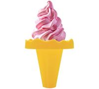 Ice Cream Cone Holder, Freezer Pop Sleeves, Drip-Proof Reusable Design, Soft Insulated Grip, Dessert Solution, for Summer Snacks, Travel, Party, Cafe, Home, Outdoor