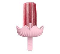 Ice Cream Cone Stand - Silicone No Drip Holder, Built In Straw Freeze Pop Sleeve for Kids Boys Girls Safe Durable Material for Hot Day Desserts Yogurt Travel Homemade Party Snack Fun Summer Treats