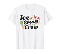 Ice Cream Crew Funny Summer Vibes pour Les Amateurs de Cornets T-Shirt
