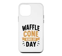 Ice Cream Dessert Summer Food Humor Waffle Cone Kind of Day Coque pour iPhone 12 Mini
