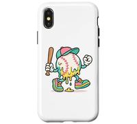 Ice Cream Drip Baseball Spots Baseball Lover Men Women Coque pour iPhone X/XS