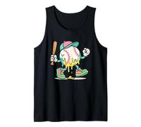 Ice Cream Drip Baseball Spots Baseball Lover Men Women Débardeur