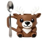 Ice Cream Holder - Cute Reindeer 3D Printed Accessories | Christmas Ice Cream Cup,for Kids Snacks Candies Yogurt Cake Summer Parties Desserts Kitchen Drinking Food Camping