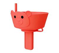 Ice Cream Holder - Silicone Easy Grip with Built-In Straw | Ice Pop Holder for Kids Boys Girls, Indoor Outdoor Use at Home Beach Camping Picnic Pool School Snack Time