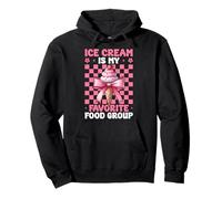 Ice Cream is My Favorite Food Group Coquette Girl Mom Sweat à Capuche