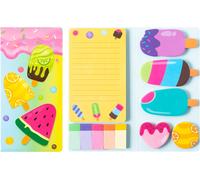 Ice Cream Lot De Notes Autocollantes En Papier Pour Enfants, Bureau, École, Marque-Page, Cadeau Pour Enseignants, Étudiants[X652]