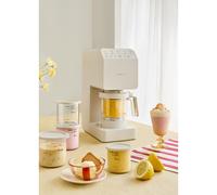 ICE CREAM MAKER STUDIO - Sorbetière Multifonction 600 Ml Blanc Cassé