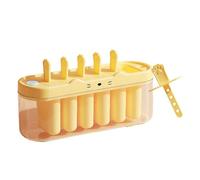 Ice Cream Molds - 23x8x12.5cm Easy Pop Extraction Design, Multi Flavor Dessert Form | Innovative Hygienic Food Grade Material Uses Family Camping Celebration Refreshment Tool